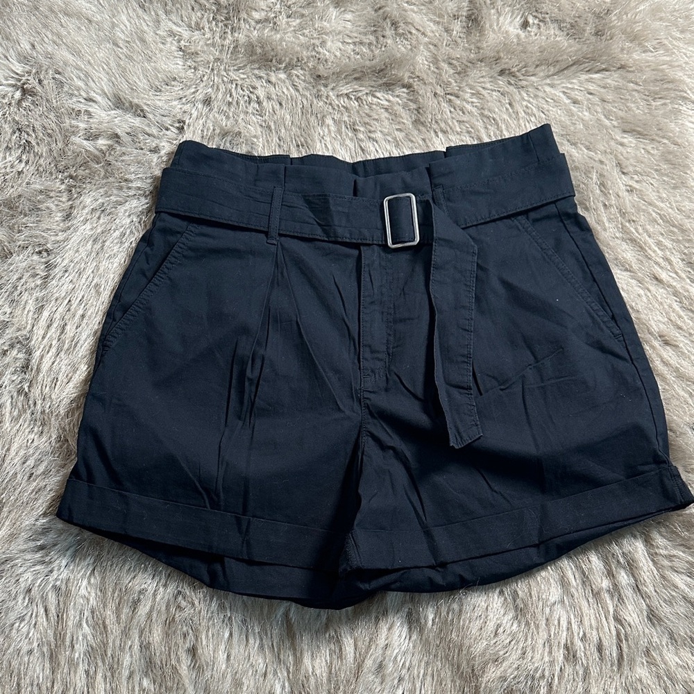 Banana Republic High Waist Black Shorts